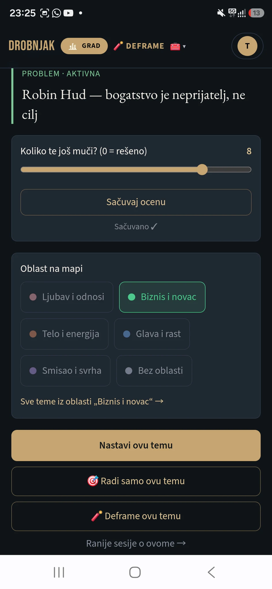 Od odgovora u Kovčegu do aktivne teme