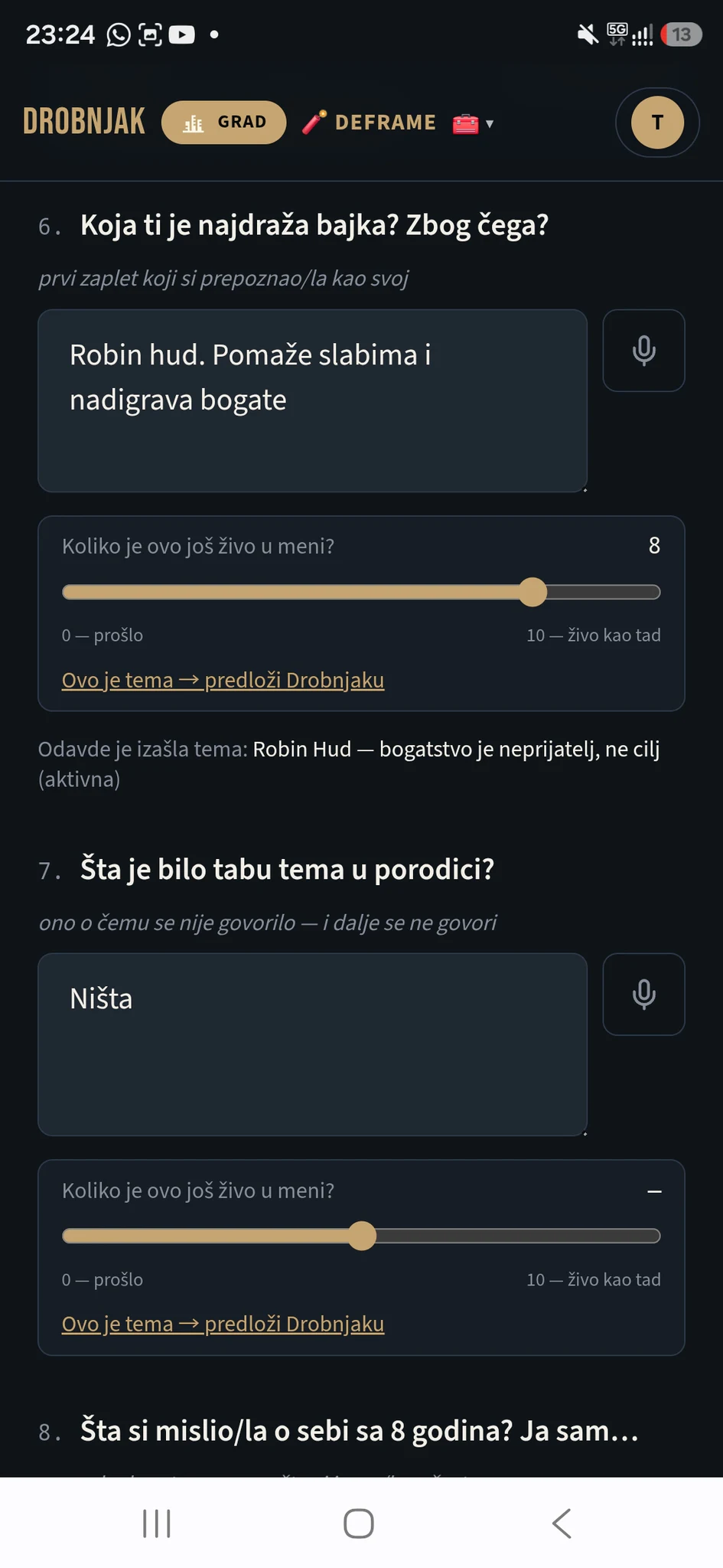 Odgovor u Kovčegu iz kog Drobnjak prepoznaje temu